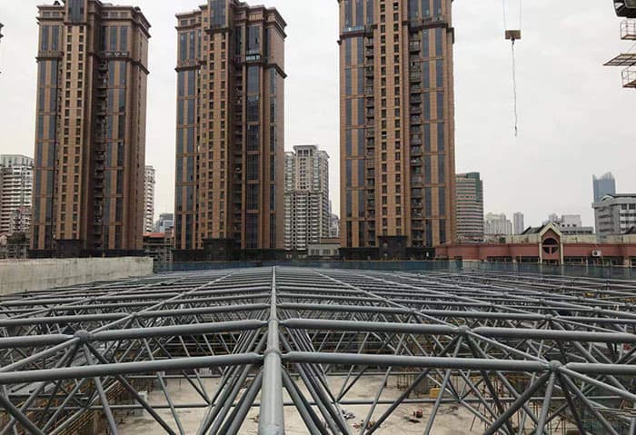 阳江螺栓球网架结构